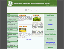 Tablet Screenshot of pbforests.gov.in